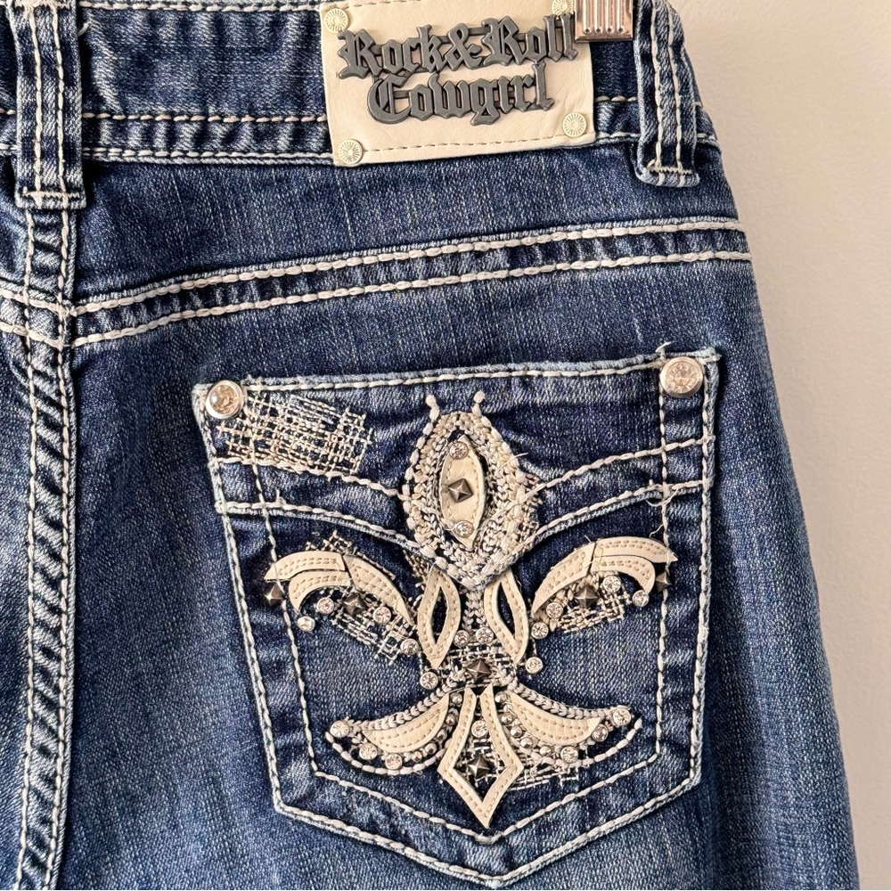 Women’s, Rock & Roll Cowgirl, Boot Cut Denim Jeans - Picture 2 of 14